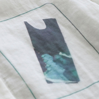 Tropical Plants Print Loose Fit Shirt
