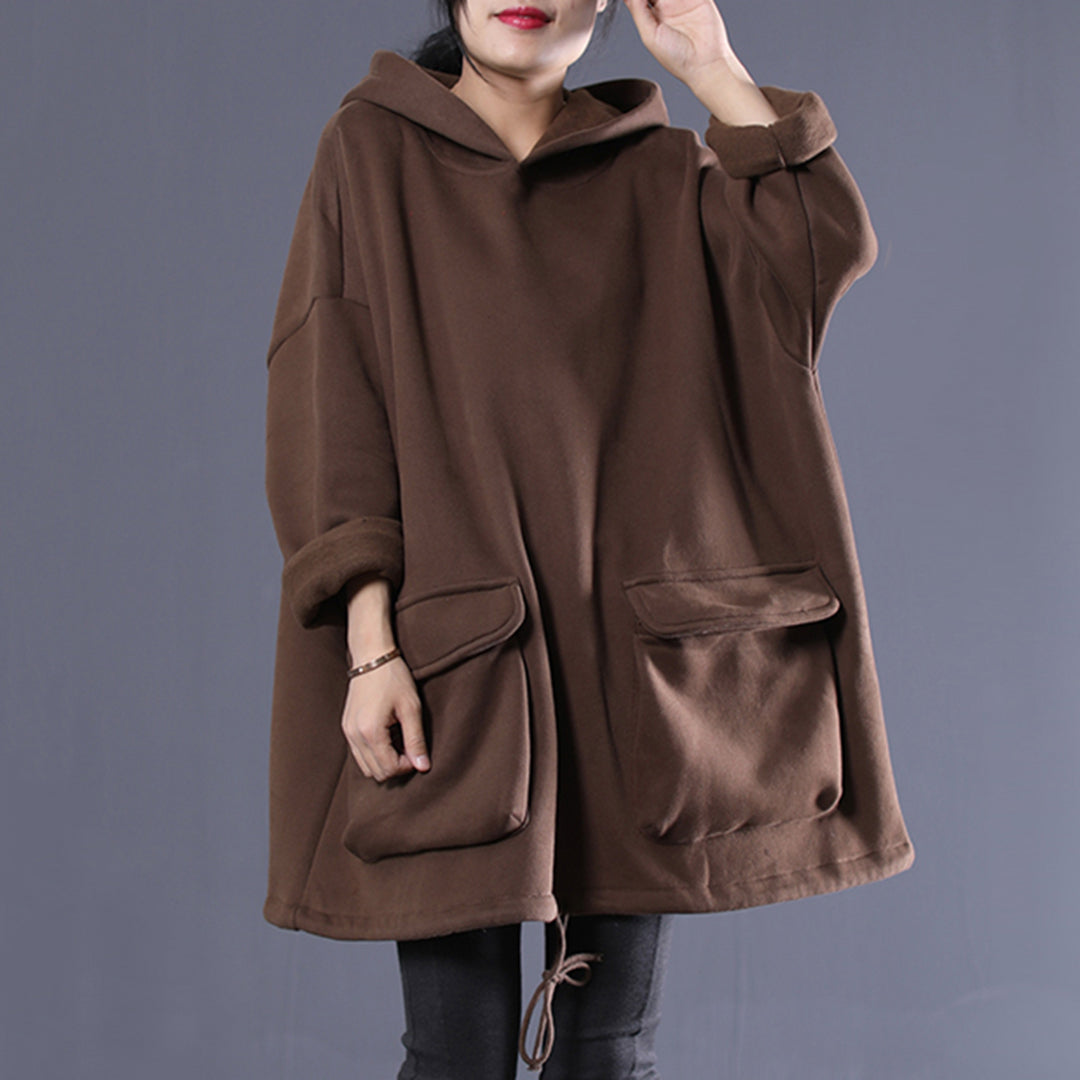 Vintage Loose Fleece Hoodie main image 0