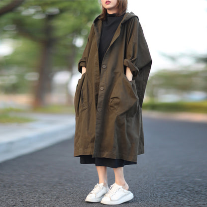 Women Casual Loose All-match Trench Coat