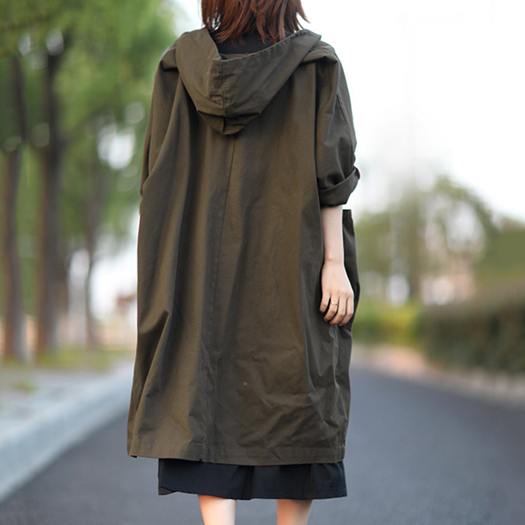 Women Casual Loose All-match Trench Coat