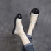 Color-Block Mary Jane Ballerinas