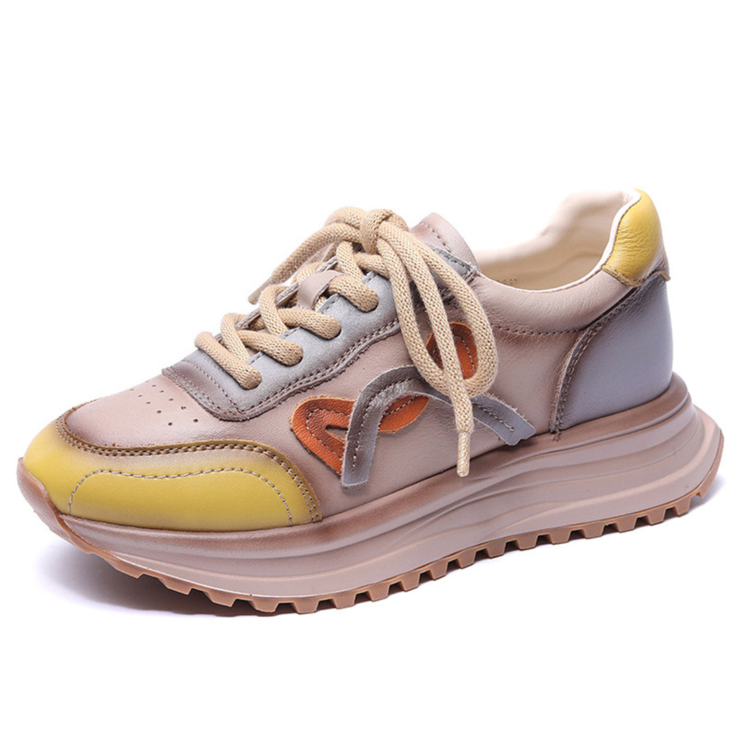 Women Color-Block Casual Sneakers - Luckyback