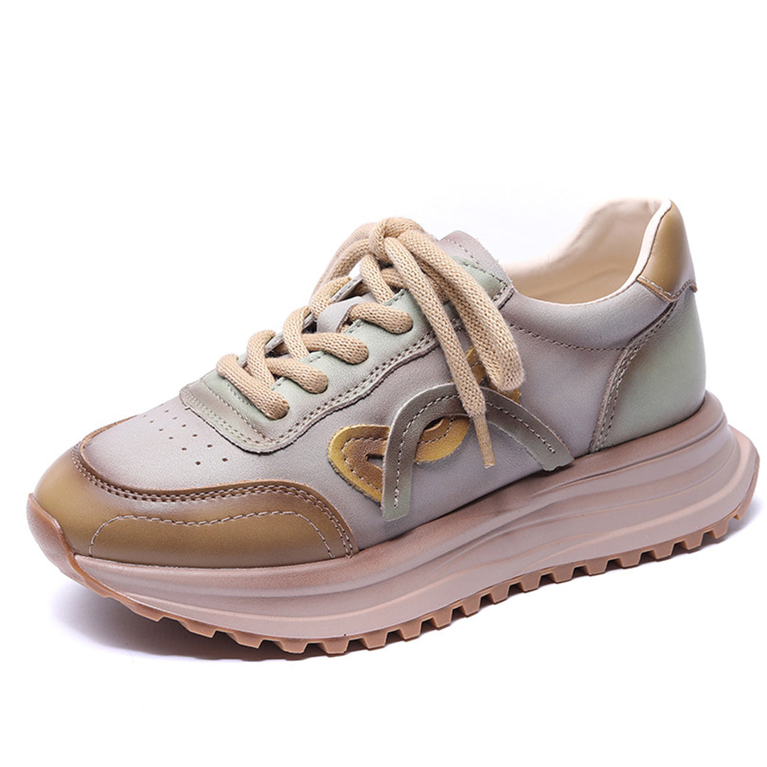 Women Color-Block Casual Sneakers - Luckyback