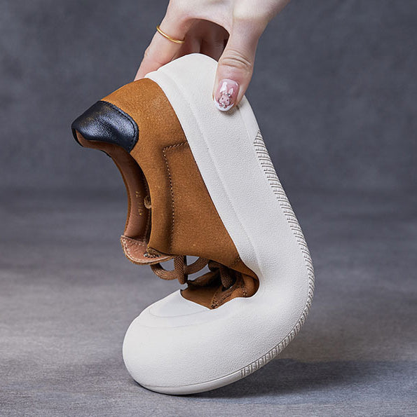 Women Platform Lace-Up Casual Shoes