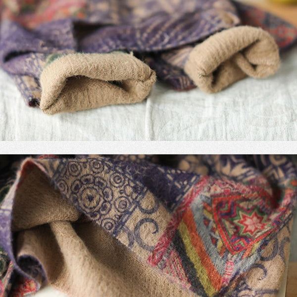 Women Soft Floral Loose Fit Sweater - Luckyback